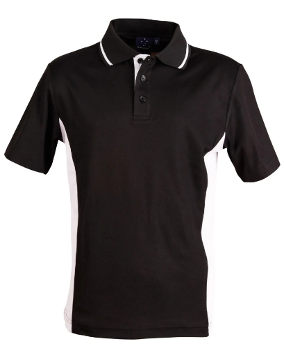 Picture of Winning Spirit, Mens TrueDry Contrast S/S Polo